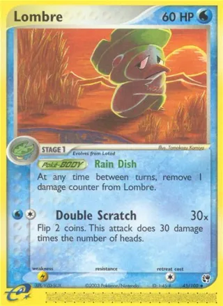 Lombre #45 · Sandstorm Pokémon card