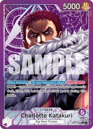 Charlotte Katakuri (Alternate Art) #OP11-062-alternate-art · A Fist of Divine Speed One Piece card