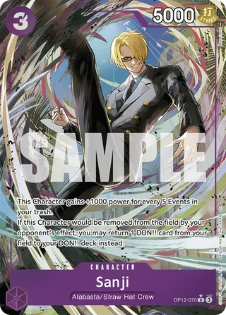 Sanji (Alternate Art) #OP12-070-alternate-art · Legacy of the Master One Piece card
