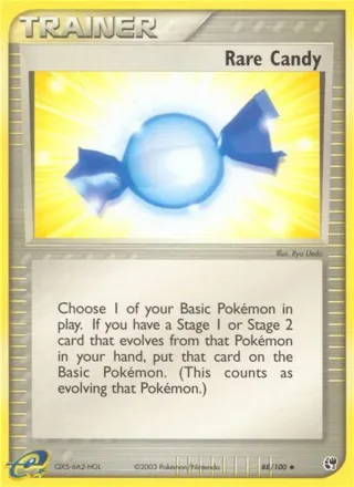 Rare Candy #88 · Sandstorm Pokémon card