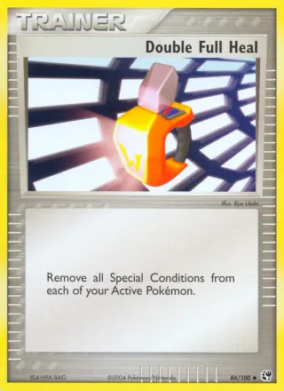 Double Full Heal #86 · Sandstorm Pokémon card