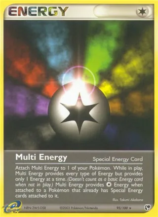 Multi Energy #93 · Sandstorm Pokémon card