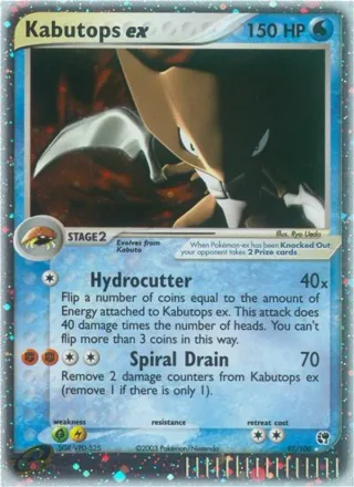 Kabutops ex #97 · Sandstorm Pokémon card