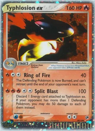 Typhlosion ex #99 · Sandstorm Pokémon card
