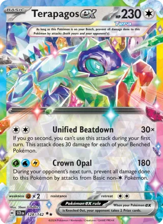 Terapagos ex #128 · Stellar Crown Pokémon card