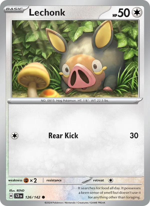 Lechonk full card art