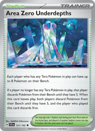 Area Zero Underdepths #131 · Stellar Crown Pokémon card