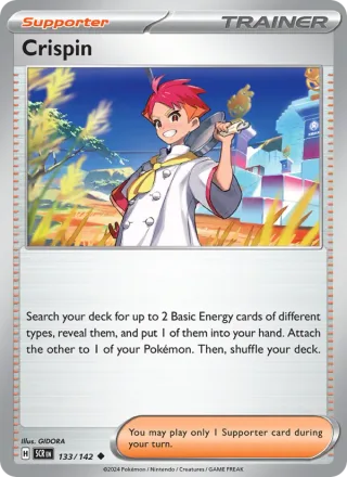 Crispin #133 · Stellar Crown Pokémon card