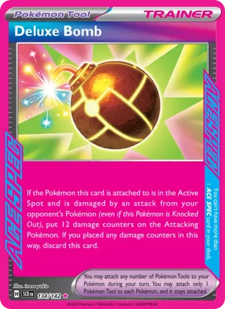Deluxe Bomb #134 · Stellar Crown Pokémon card