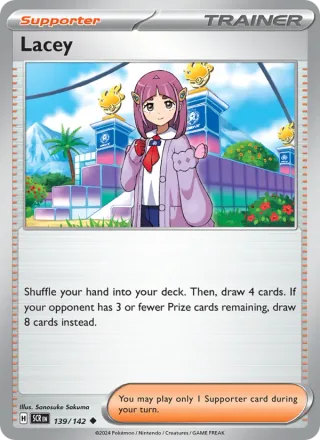 Lacey #139 · Stellar Crown Pokémon card