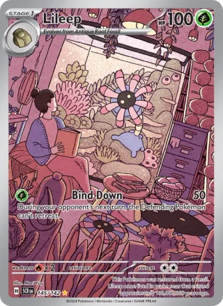 Lileep #145 · Stellar Crown Pokémon card