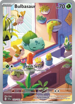 Bulbasaur #143 · Stellar Crown Pokémon card