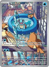Squirtle · Stellar Crown Pokémon card