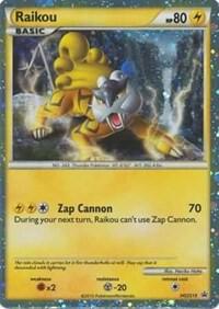 Raikou #HGSS19 · HGSS Black Star Promos Pokémon card