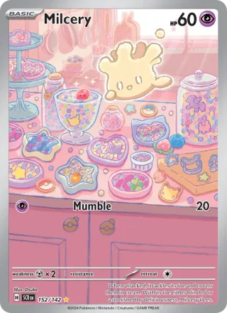 Milcery #152 · Stellar Crown Pokémon card