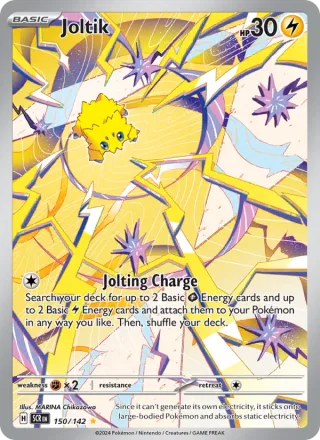 Joltik #150 · Stellar Crown Pokémon card