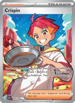 Crispin #164 · Stellar Crown Pokémon card