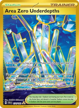 Area Zero Underdepths #174 · Stellar Crown Pokémon card