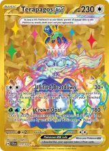 Terapagos ex · Stellar Crown Pokémon card