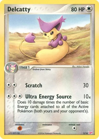 Delcatty #3 · EX trainer Kit (Latias) Pokémon card