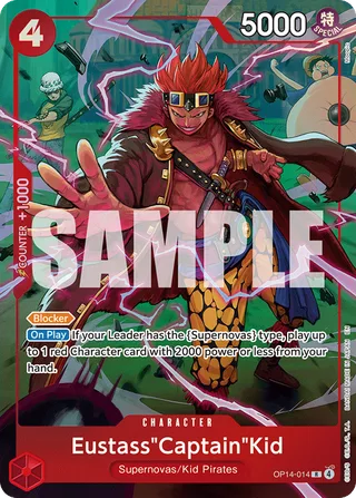 Eustass"Captain"Kid (One Piece Card Game Illustration Box Vol. 8) #OP14-014-one-piece-card-game-illustration-box-vol-8 · One Piece Promotion Cards One Piece card