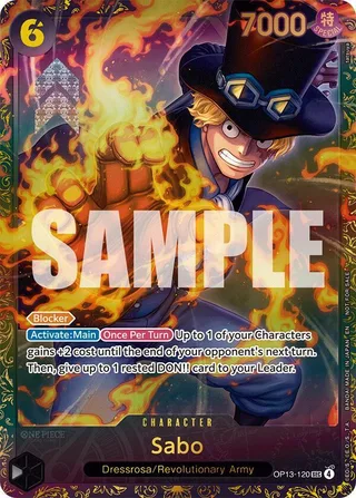 Sabo (Store Treasure Cup 2025) #OP13-120-store-treasure-cup-2025 · One Piece Promotion Cards One Piece card