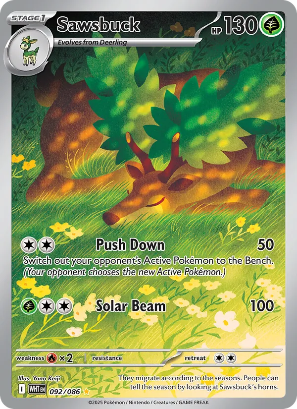 Sawsbuck full card art