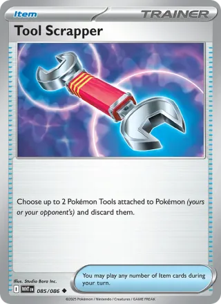 Tool Scrapper #085 · White Flare Pokémon card
