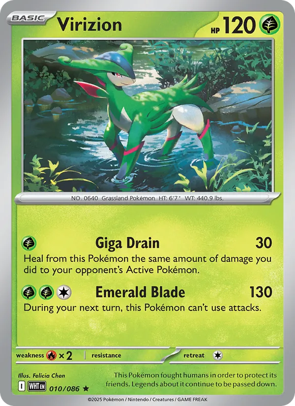 Virizion full card art