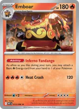 Emboar · White Flare Pokémon card