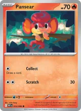 Pansear · White Flare Pokémon card