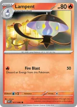 Lampent · White Flare Pokémon card