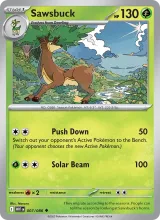 Sawsbuck · White Flare Pokémon card