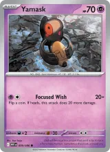 Yamask · White Flare Pokémon card