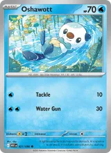 Oshawott · White Flare Pokémon card