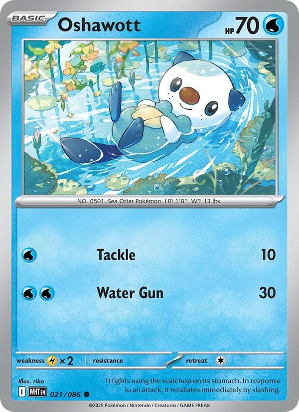 Oshawott full card art