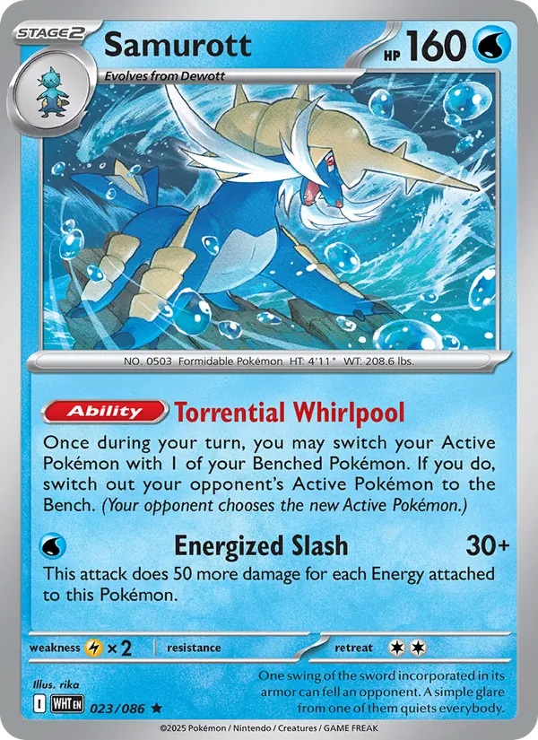 Samurott full card art