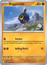 Roggenrola · White Flare Pokémon card