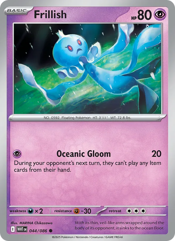 Frillish full card art