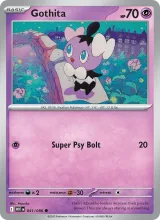 Gothita · White Flare Pokémon card