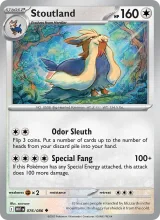 Stoutland · White Flare Pokémon card
