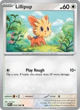 Lillipup · White Flare Pokémon card