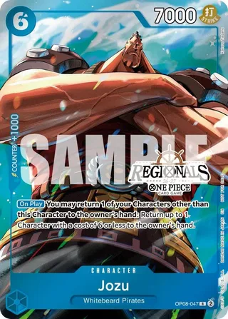 Jozu (Regional Participation Pack 2026 Vol.2) #OP08-047-regional-participation-pack-2026-vol-2 · One Piece Promotion Cards One Piece card