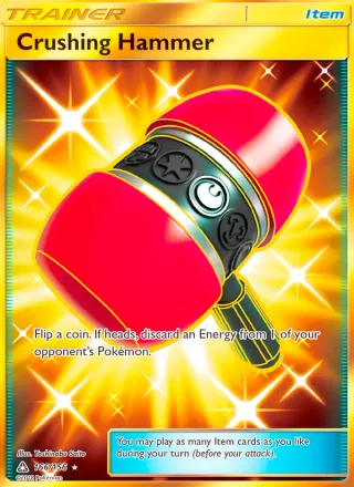 Crushing Hammer #166 · Ultra Prism Pokémon card
