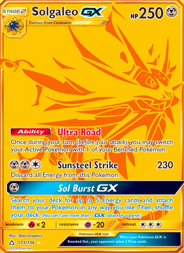 Solgaleo GX full card art