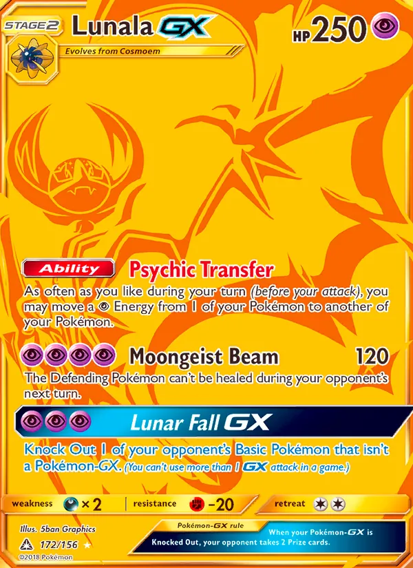 Lunala GX full card art