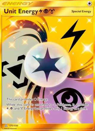 Unit Energy LightningPsychicMetal #171 · Ultra Prism Pokémon card
