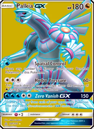 Palkia GX #147 · Ultra Prism Pokémon card