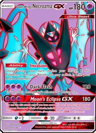 Dawn Wings Necrozma GX #143 · Ultra Prism Pokémon card
