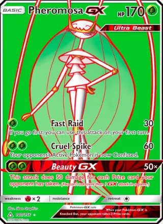 Pheromosa GX #140 · Ultra Prism Pokémon card
